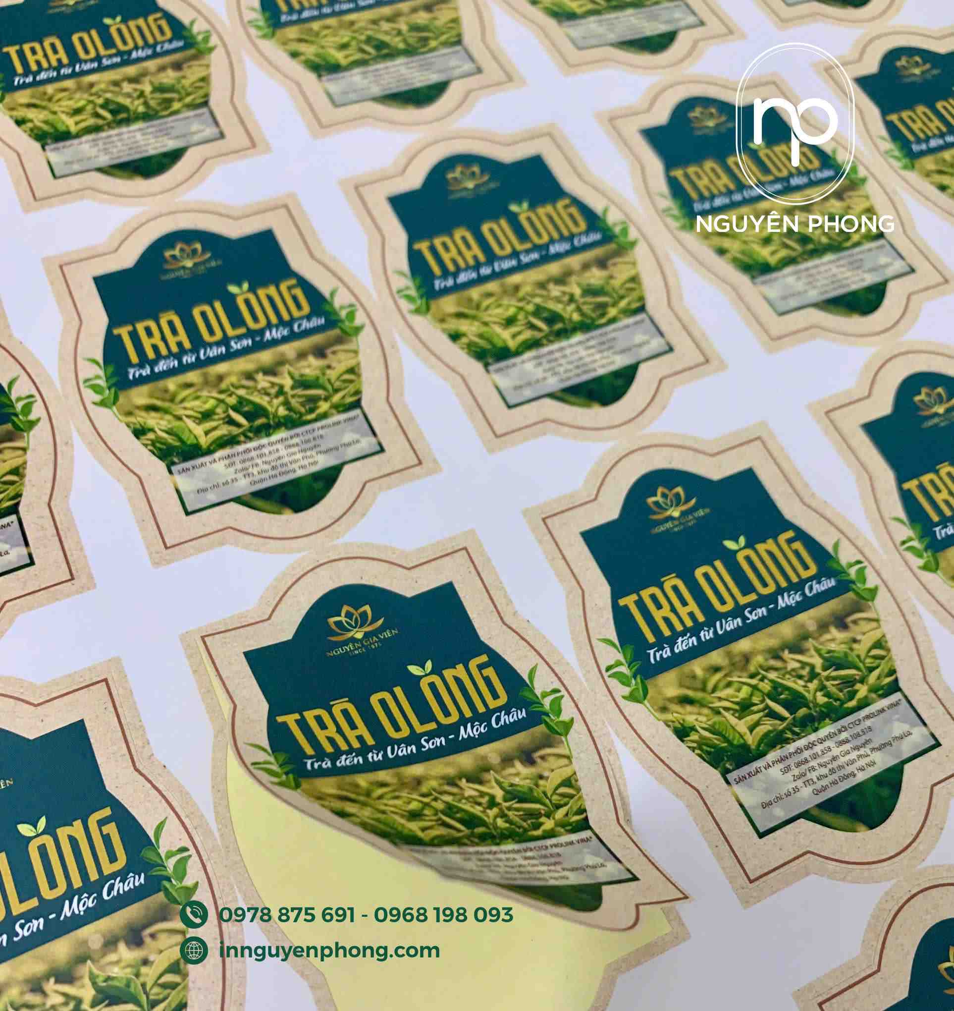 In tem nhãn theo yêu cầu tại Nguyên Phong 